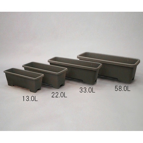 足付プランター750 ダークブラウン