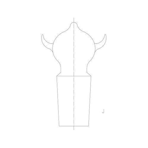 2244−19/38 ツノ付玉栓