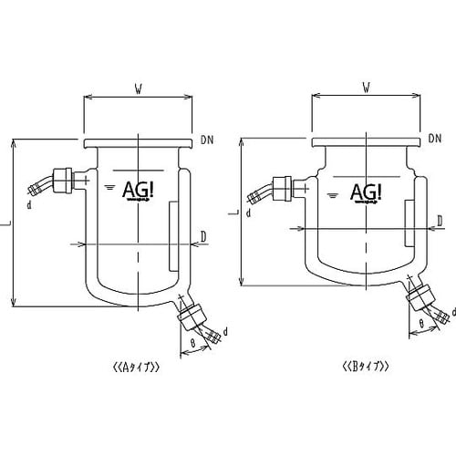 3032−1/100B−H−A 反応容器