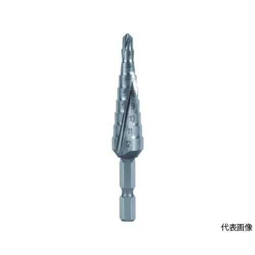 TSDS19 六角軸ステップドリル2枚刃
