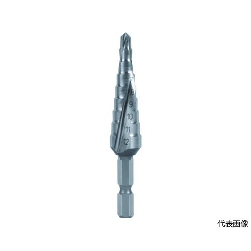 TSDS20 六角軸ステップドリル2枚刃
