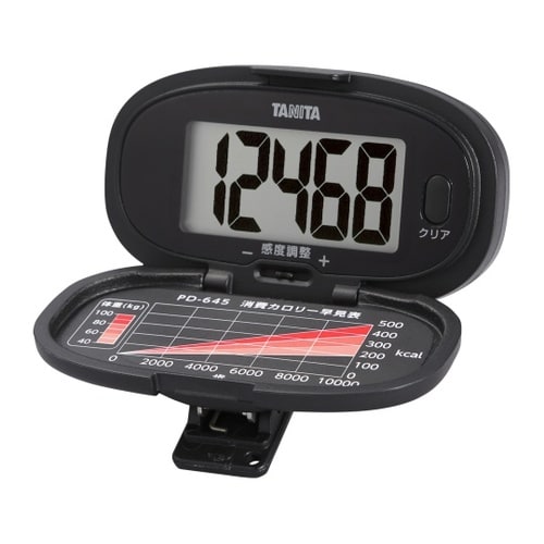 PD−645 歩数計 ブラック
