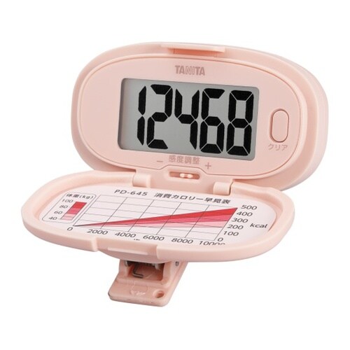 PD−645 歩数計 ピンク