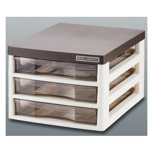 デスクキャビネット 浅3段