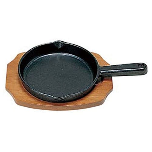 301050 Sステーキ皿手付丸型B17