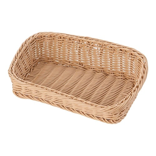 ZAM0103バスケット角長アイボリー大