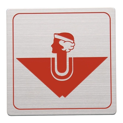 PSI2901ステンレスサイン 逆三女