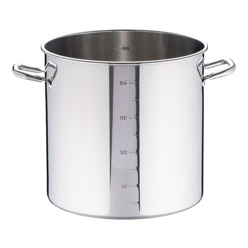 AZV7039寸胴鍋目盛付蓋無39cm