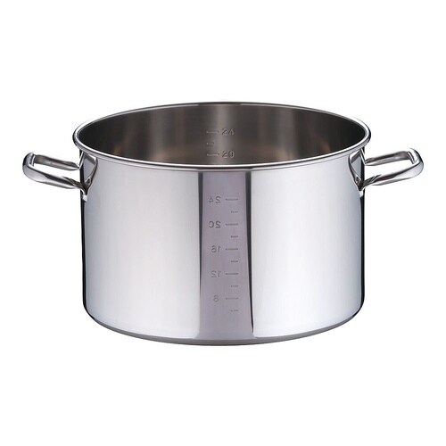 AHV8939半寸胴鍋目盛付蓋無39cm