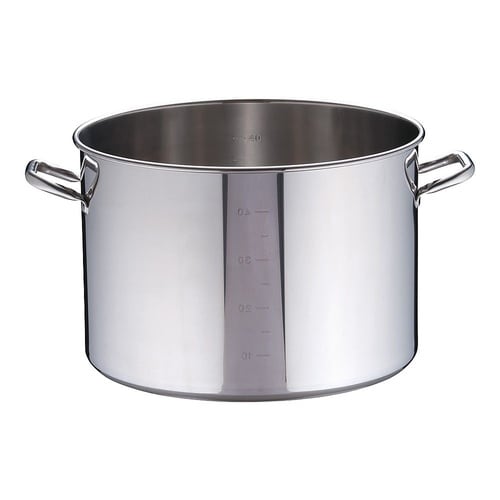 AHV8945半寸胴鍋目盛付蓋無45cm