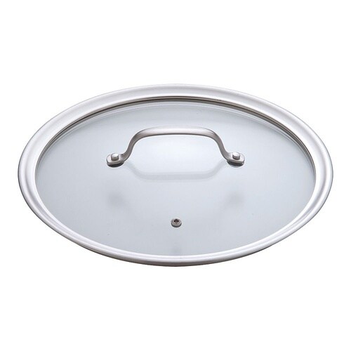 ANB3907クラッド鍋ガラス蓋28cm