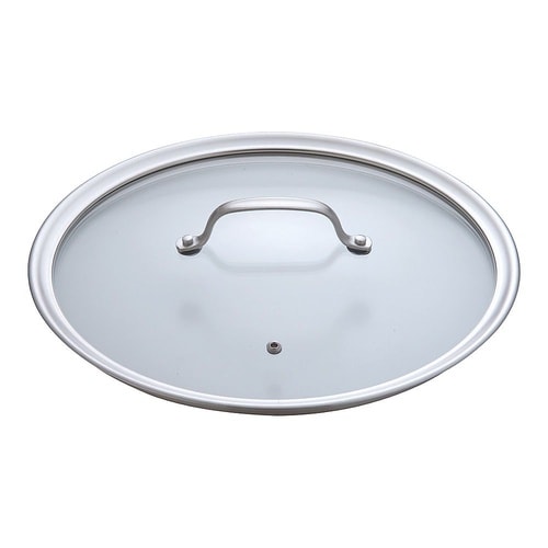 ANB3908クラッド鍋ガラス蓋30cm