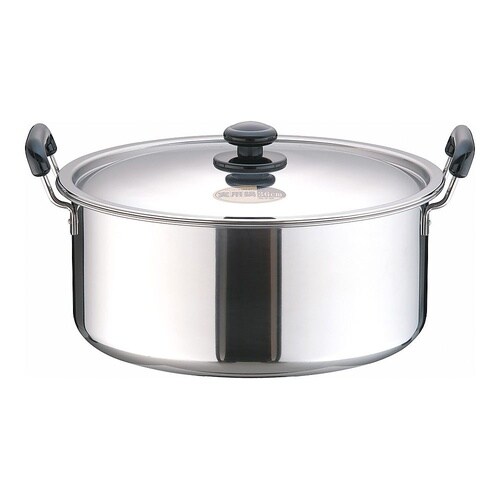 AZT0736プラ柄厚板実用鍋36cm