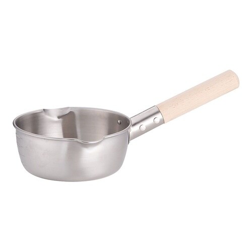 AYK10015 木柄計量雪平鍋15cm