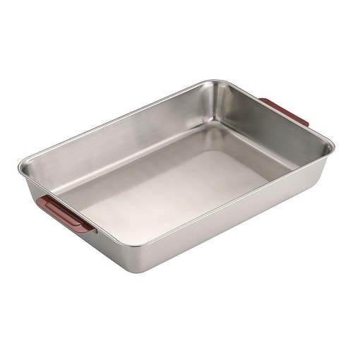 ABTH201 カラーハンドル角バット赤