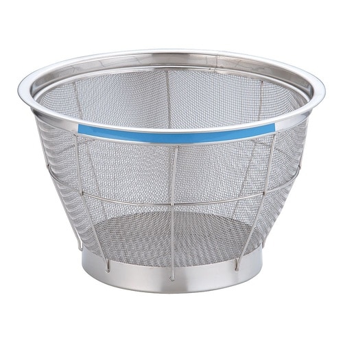 AZL4802深型ざる27.5cmブルー