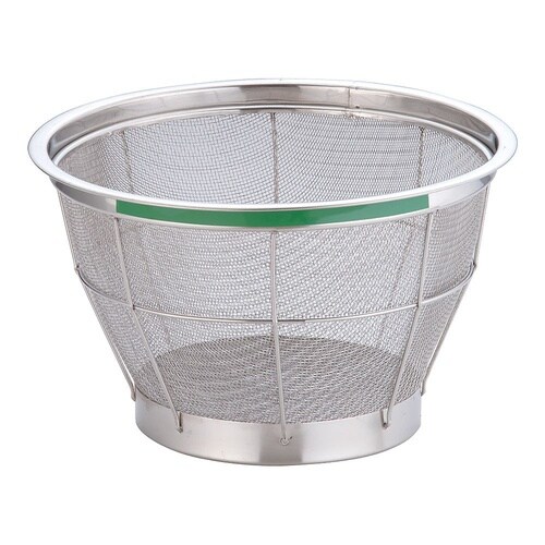 AZL4804深型ざる27.5cm緑