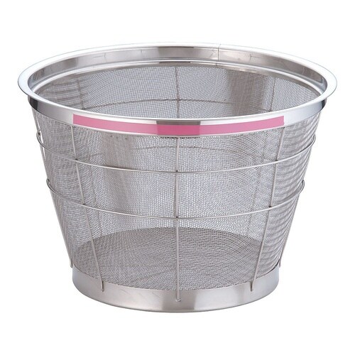 AZL4813深型ざる 35cm ピンク