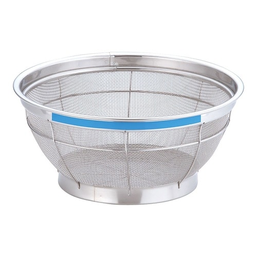 AZL4714浅型ざる 25cm ブルー