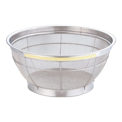 AZL4715浅型ざる25cmイエロー