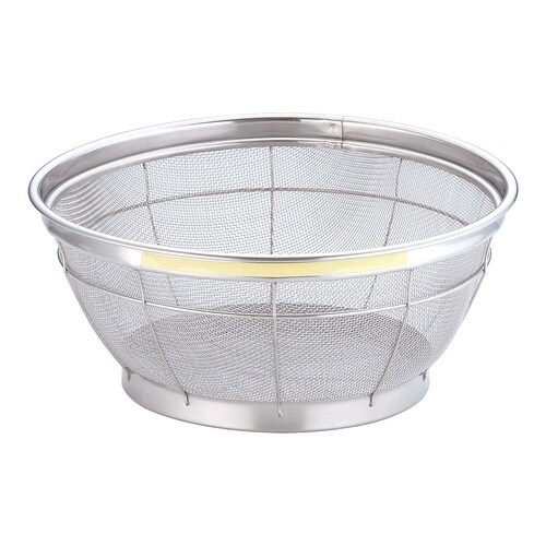 AZL4719浅型ざる27.5cm黄