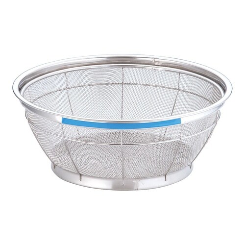 AZL4722浅型ざる 30cm ブルー