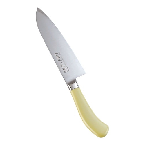 抗菌カラー 三徳庖丁 17.5cm 黄