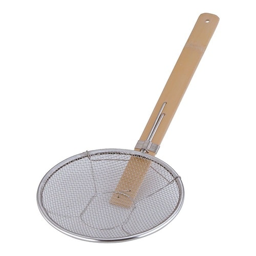 ASB6821 竹柄そば揚 横柄21cm