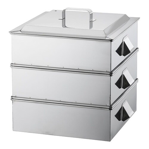 AMS65039業務用角蒸器2段39cm