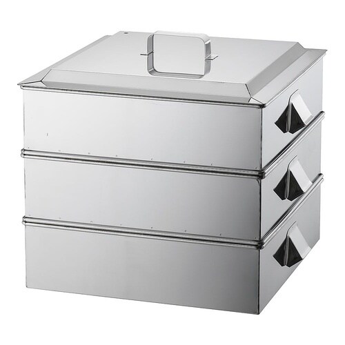 AMS65045業務用角蒸器2段45cm