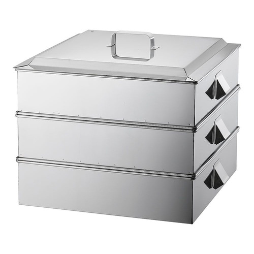 AMS65050業務用角蒸器2段50cm