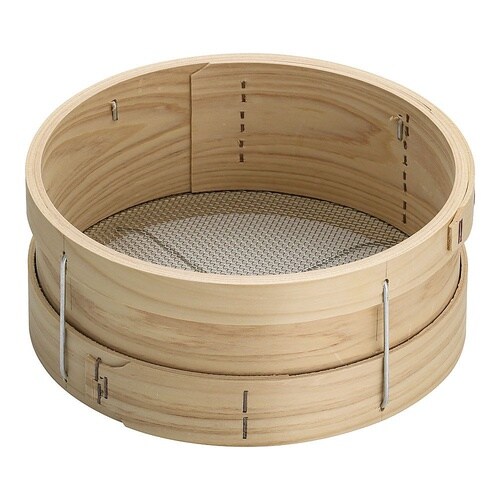 WST01007木枠砂糖フルイ7寸