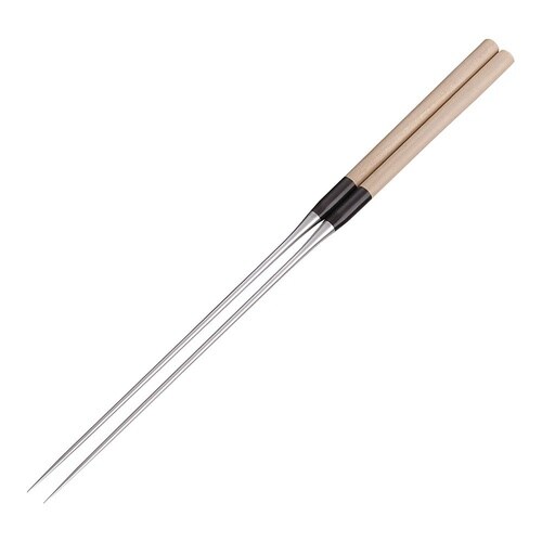 BML01021極上白木柄盛箸210mm