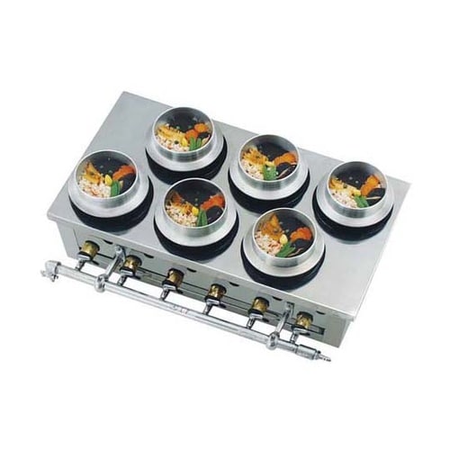 DKM2404ガステーブル6ヶ口都市ガス