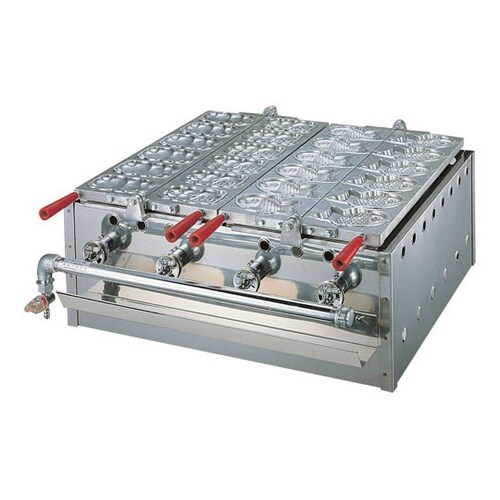 GYK6101焼饅頭2連半φ78LPガス