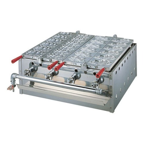 GYK6120焼饅頭機2連パンダ都市ガス