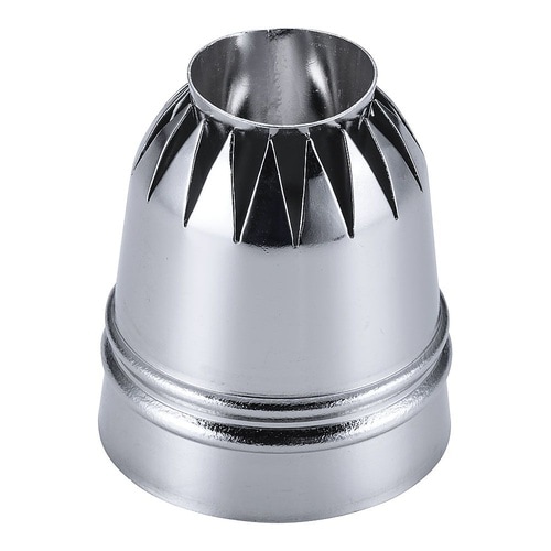 真鍮製 ダブル口金 菊型 ヘソ低