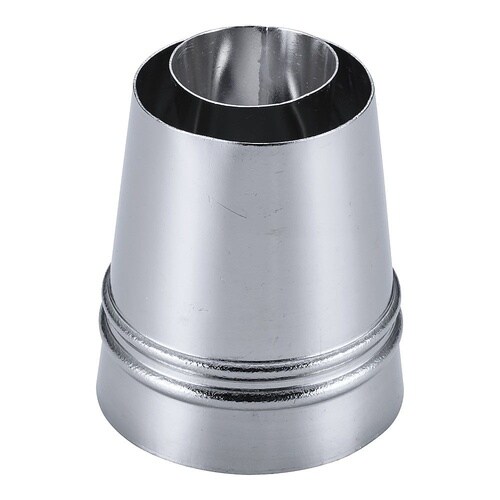 真鍮製 ダブル口金 丸型 ヘソ低