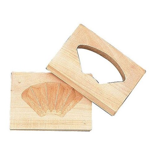 BBT36 手彫物相型 1ツ取り 扇