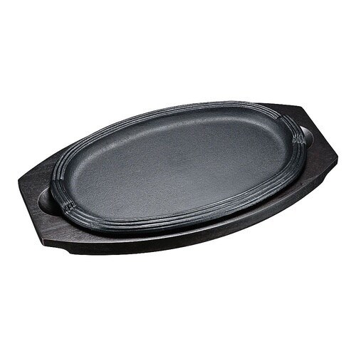 PST05001 SAステーキ皿小判型大