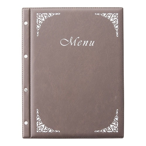 PEI5003 ファイル式メニューこげ茶