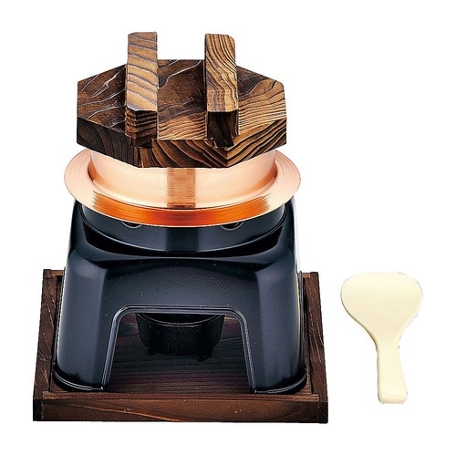 純銅 てん火 釜めしセット(一合炊)