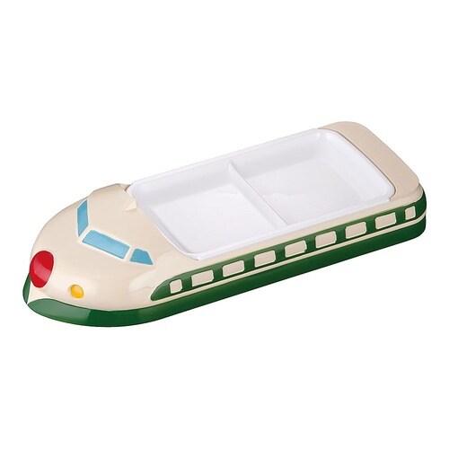 RLV395A お子様ランチ皿新幹線 緑