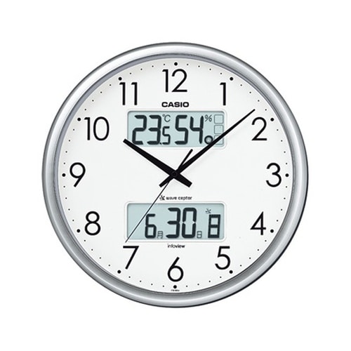 ITM650J8JF生活お知らせ時計銀