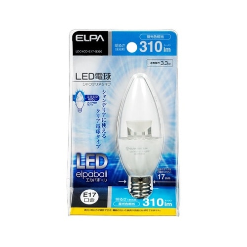 LDC4CD−E17−G350LED電球