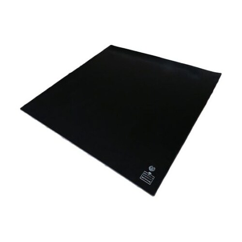耐電用筋入ゴムマット10t(黒/平)7k