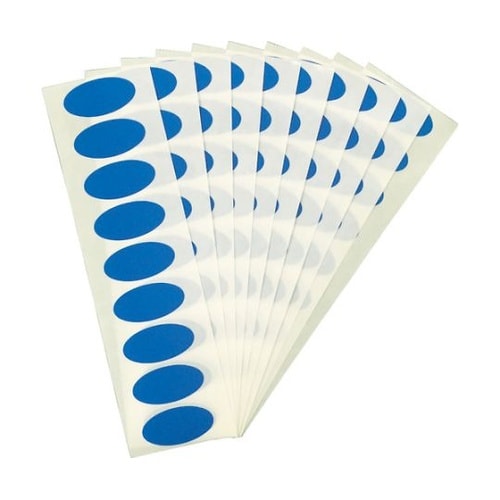 セキュリティシール 転写なし 楕円 英字