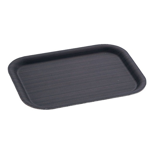 PZS0402 木目カフェトレイ濃茶 中