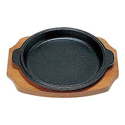 301042 ステーキ皿 縁付丸型B