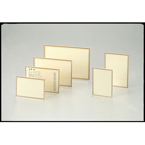 608820 メニュースタンド100透明